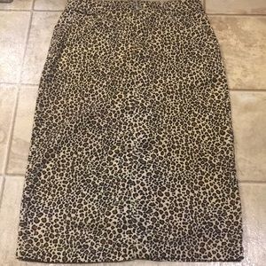 Be Girl Cheetah Print Skirt Size XS